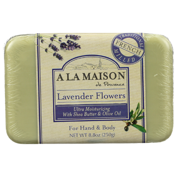 Bar Soap French Lavender Flowers, 12/8.8oz A La Maison