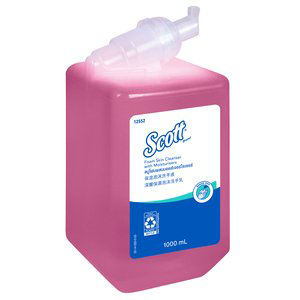 Scott Pro Foam Skin Cleanser w/ Moisturizer, 6/1000ml Kimberly Clark Professionals