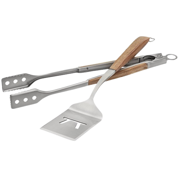 Turner & Tongs Set Wood Handle, Fox Run