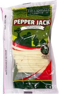 Pepper Jack Cheese Shingle, 12/8oz Hillandale