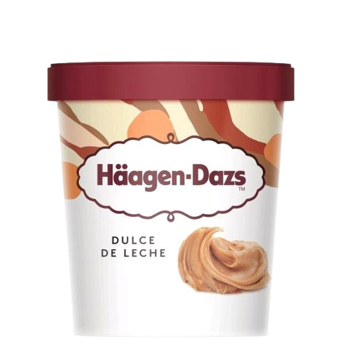 Dulce de Leche Ice Cream, 8/473ml Haagen Daz