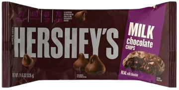 Milk Chocolate Chips, 12/326g Hershey's