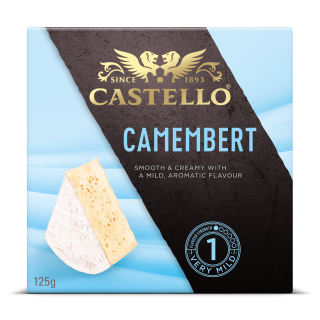 Camembert Cheese Wheel, 12/125g Castello