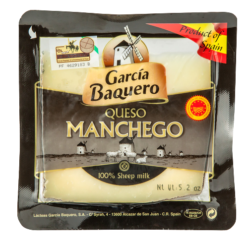 Manchego Cheese Slice, 12/5.28oz Garcia Baquero