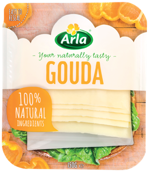Gouda Cheese Slices, 14/150g Arla