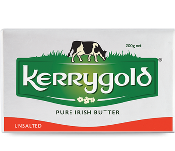 Unsalted Butter, 10/200g Kerry Gold