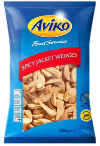 French Fries Spicy Wedge, 4/2.5kg Aviko