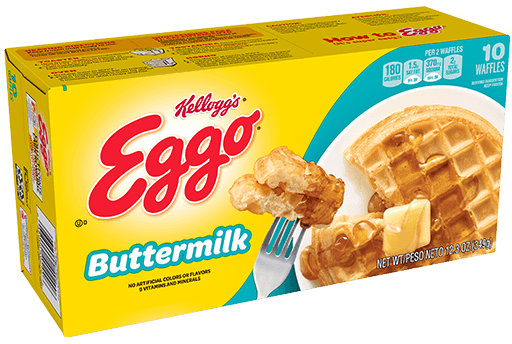Waffles Buttermilk 10ct, 8/348g Eggo