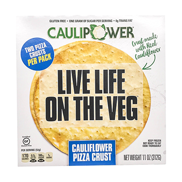 Pizza Crust Cauliflower Plain, 8/11oz Caulipower