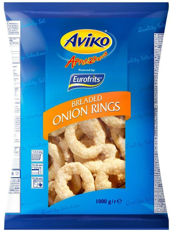 Onion Rings Breaded, 6/1kg Aviko