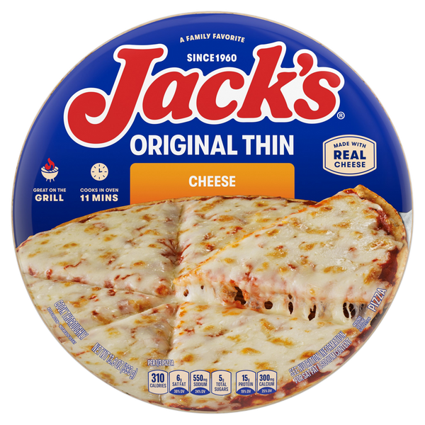 Pizza Original Cheese 12", 12/13.8oz Jack's