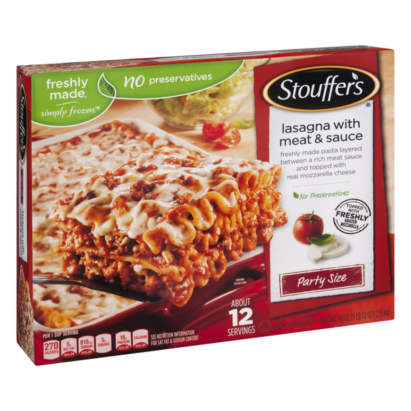 Lasagna, 6/90oz Stouffer's