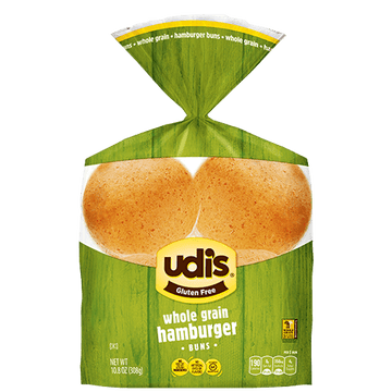 Hamburger Bun Whole Grain Gluten Free, 8/10.8oz Udi's