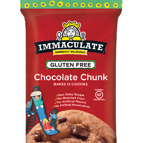 Chocolate Chip Cookie Dough, 6/14oz Immaculate Baking