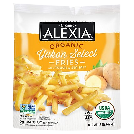 French Fries with Touch of Sea Salt Organic, 12/15oz Alexia