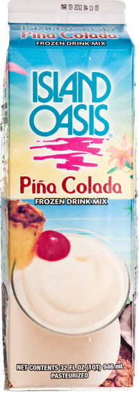 Pina Colada Frozen Drink Mix, 12/32oz Island Oasis