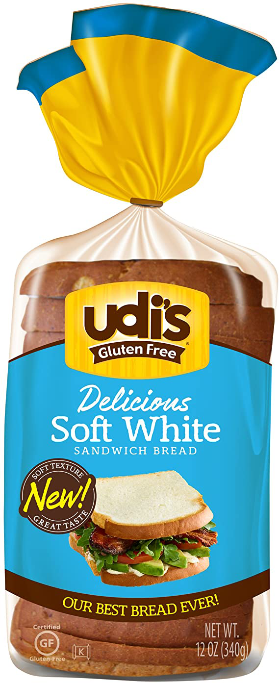 Loaf White Sandwich Gluten Free, 8/12oz Udi's