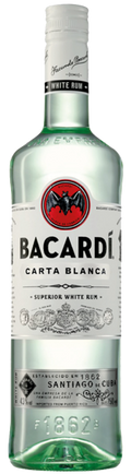 Bacardi Carta Blanca Rum, 12/750ml