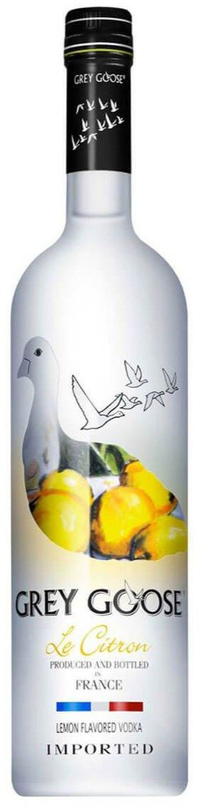 Grey Goose Le Citron Vodka, 6/750ml