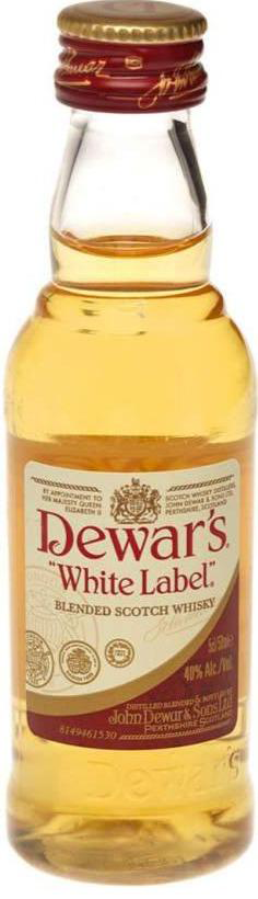 Dewar's White Label Scotch, 192/50ml