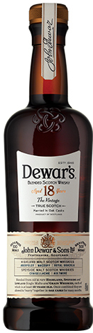Dewar's 18 Year Special Reserve Scotch, 6/750ml