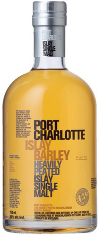 Port Charlotte Scottish Barley Whiskey, 6/700ml