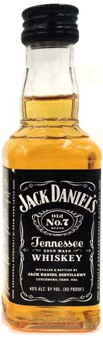 Jack Daniel's Old No. 7 Black Label Whiskey, 120/50ml
