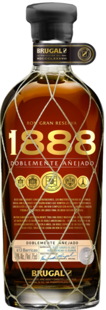 Brugal 1888 Rum, 6/750ml