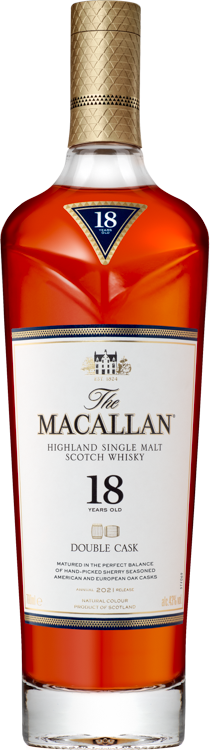 The Macallan Double Cask 18 Year Old Whiskey, 6/700ml