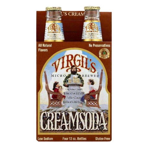 Cream Soda 4 Pack, 6/48oz Virgil's
