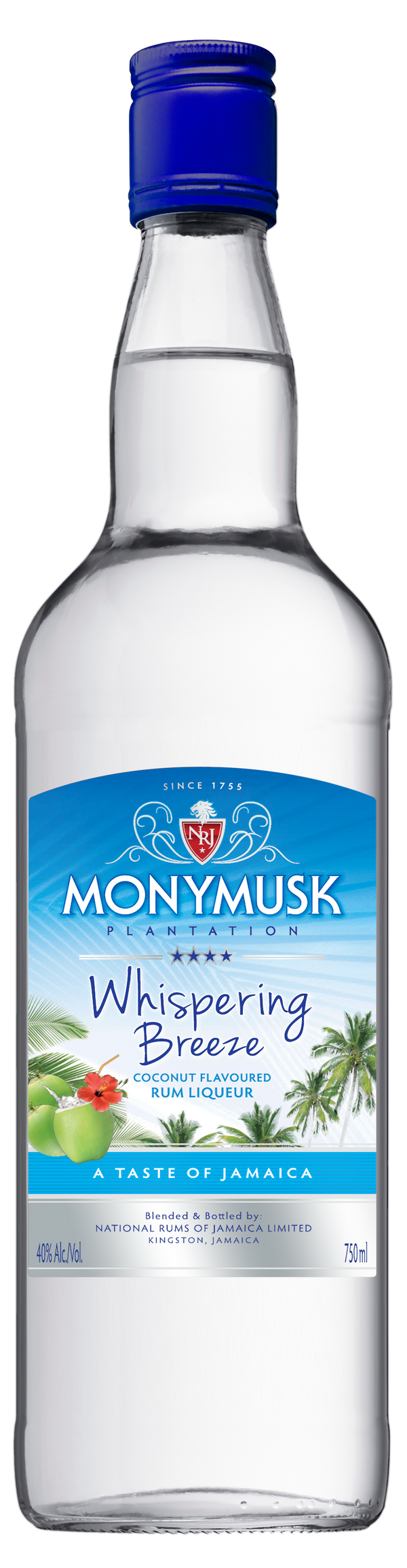 Monymusk Whispering Breeze Rum, 12/750ml