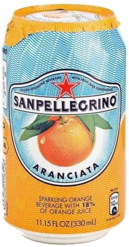 San Pellegrino Aranciata Orange, 24/330ml