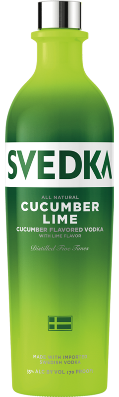 Svedka Cucumber Lime Vodka, 12/1L