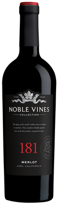 Noble Vines 181 Merlot, 12/750ml