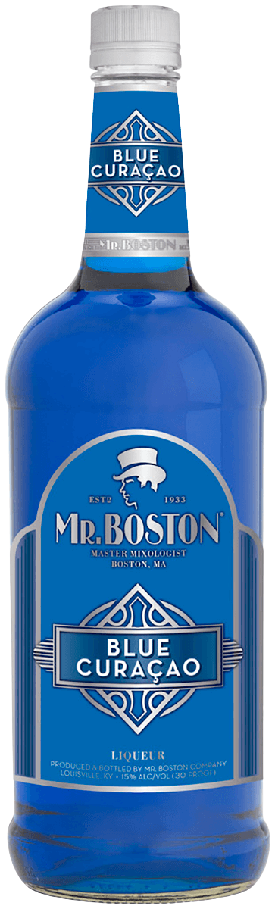 Mr Boston Blue Curacao Liqueur, 12/1L