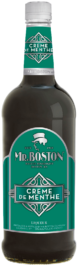 Mr Boston Crème de Menthe Liqueur, 12/1L