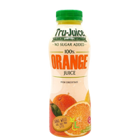 100% Orange Juice No Sugar Added, 10/473ml Tru-Juice