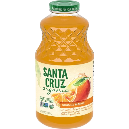 Orange Mango Juice Organic, 6/32oz Santa Cruz