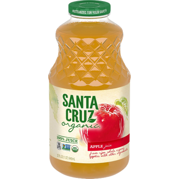 Apple Juice Organic, 6/32oz Santa Cruz