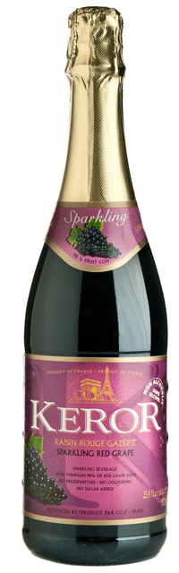 Keror Sparkling Red Grape Juice, 12/750ml