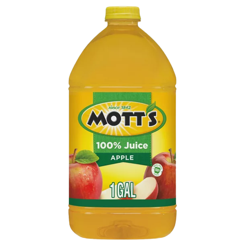 100% Apple Juice, 4/1Gal Motts