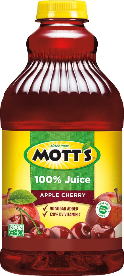 100% Apple & Cherry Juice, 8/64oz Motts