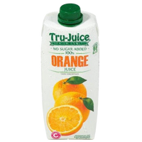 100% Orange Juice, 12/500ml Tru-Juice