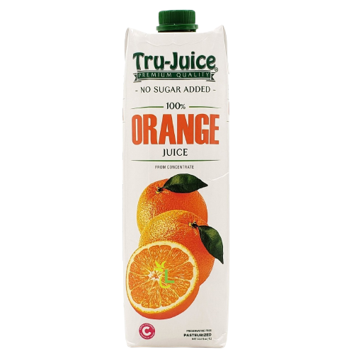 100% Orange Juice, 12/1L Tru-Juice