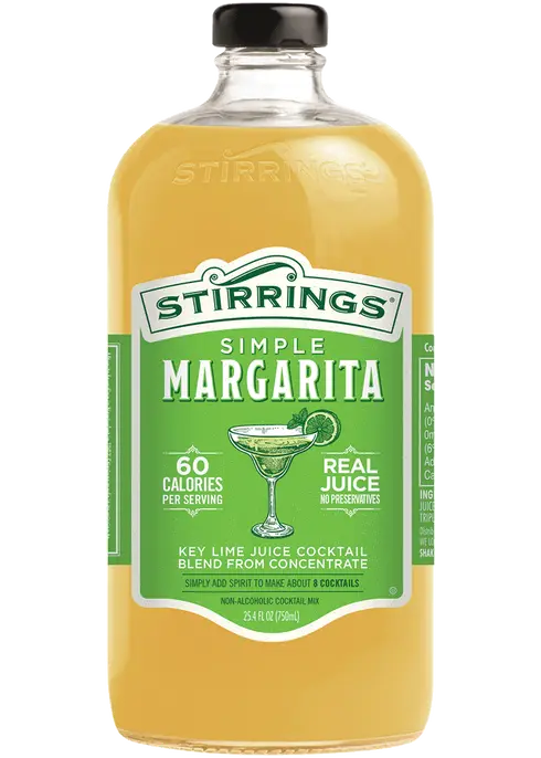 Margarita Mix, 6/750ml Stirrings